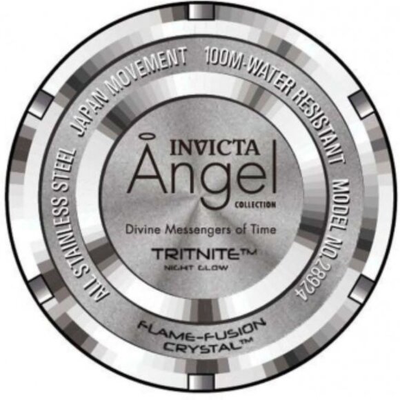 $595 MSRP- Invicta Angel Silver-Tone Ladies Quartz Watch- No box and Papers main image 8